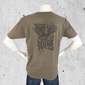 Nine Line Apparel T Shirt Size Large NRA National Rifle Association Military